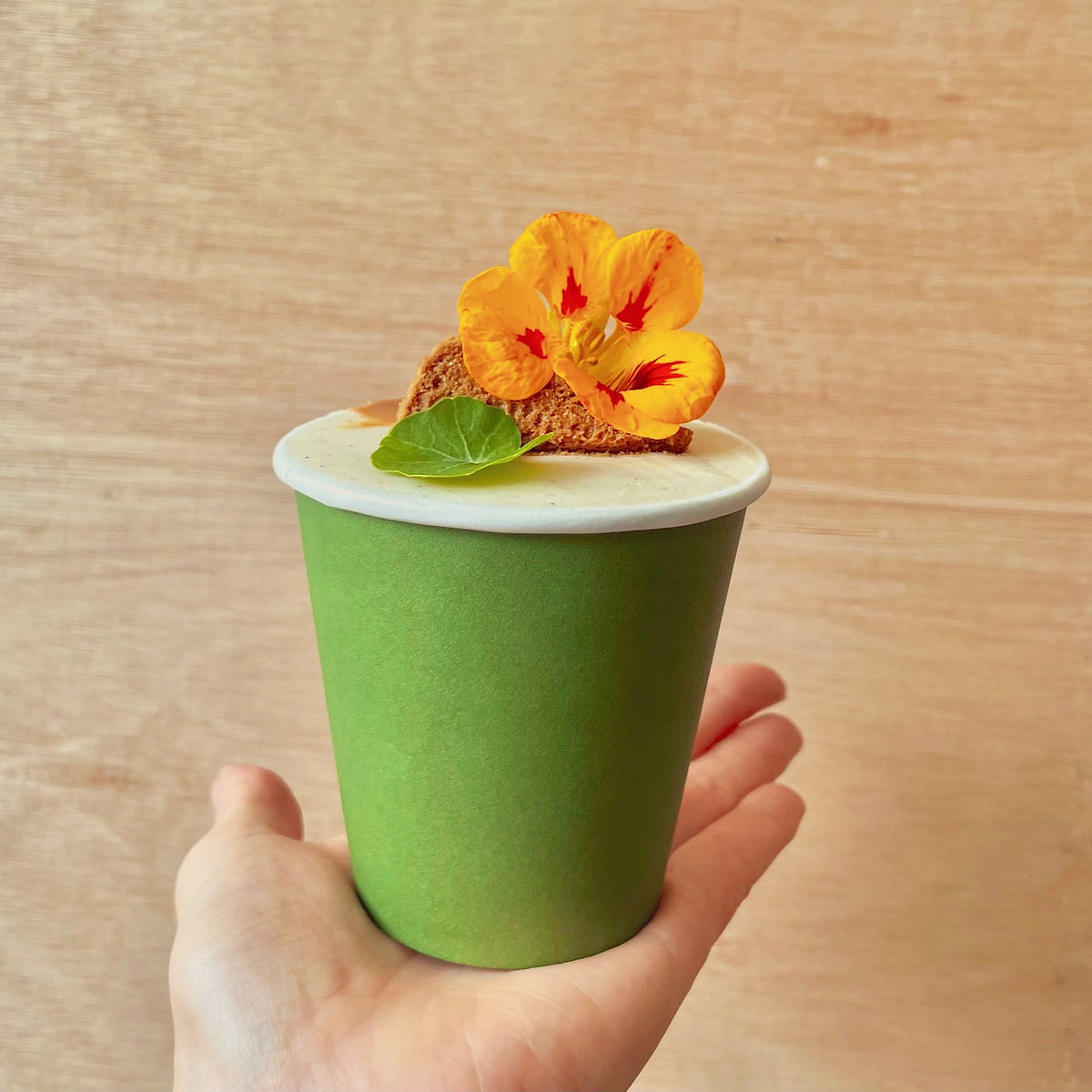 Dried flower keepsake cake topper